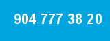 904 777 38 20 904 777 38 20